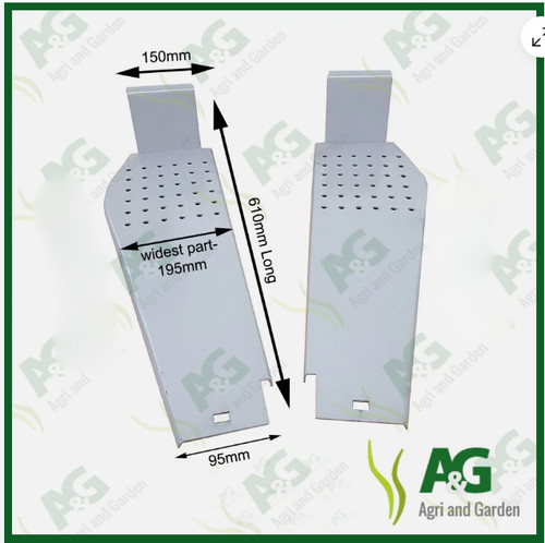 Foot plate set suits massey - foot,