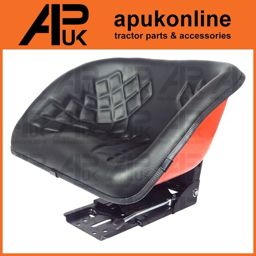 Red bucket seat - bucket, suspension